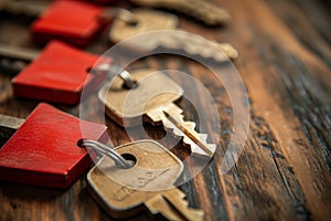 House keys symbolizing home ownership