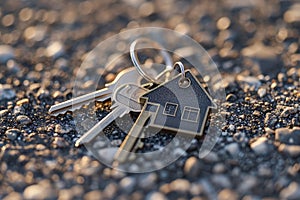 House keys symbolizing home ownership