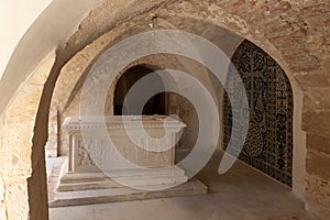 The House  Kiva - Armenian cemetery in the Armenian quarter of the old city in Jerusalem, Israel