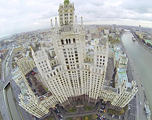 House on Kotelnicheskaya Embankment in Moscow, photo