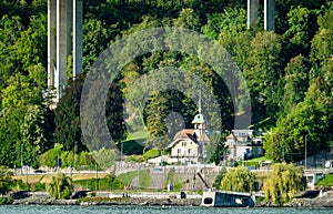 House at Lake Geneva in Switzerland