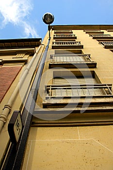 House with lampstand