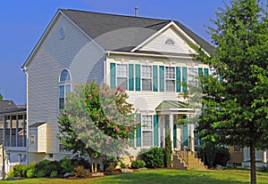 House with Landscaping