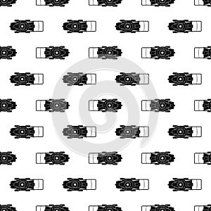 House lawn mower pattern seamless vector