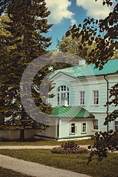 House of Leo Tolstoy in the estate of Count Leo Tolstoy in Yasnaya Polyana