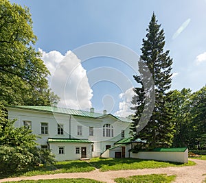 House of Leo Tolstoy in the estate of Count Leo Tolstoy in Yasnaya Polyana