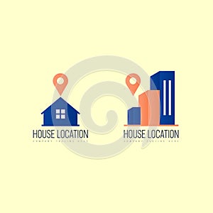 House location logo design vector concept, home logo design, real estate logo design, vector logo design, modern logo design, mini