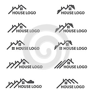 House logo set