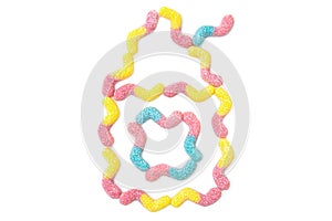 House made of candy worms