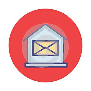 House mailbox Isolated Vector icon which can easily modify or edit