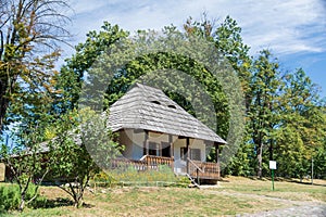 The House Marginea Black Poterry at the Bucovina Village Museum, Romania