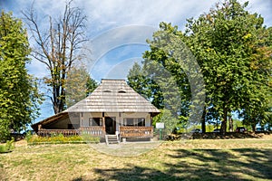 The House Marginea Black Poterry at the Bucovina Village Museum, Romania