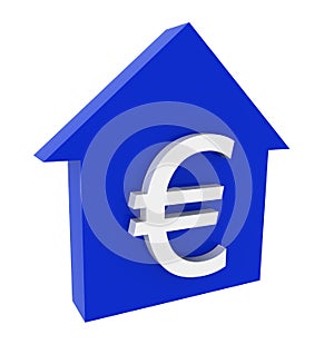 The house and mark of euro