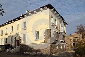 House on Mendeleev Street in Magnitogorsk city, Russia