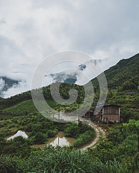 House in Mingyue Mountain, Jiangxi, China