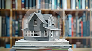 The House Model on Books.AI generated image