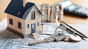 House Model with Keys.AI generated image