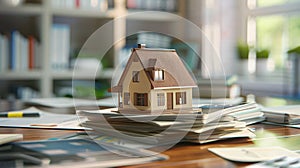 The House Model on Papers.AI generated image