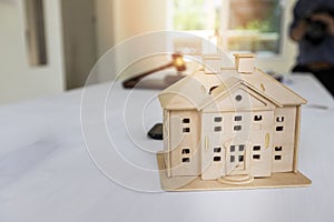 House model, real estate, home loan and investments concept