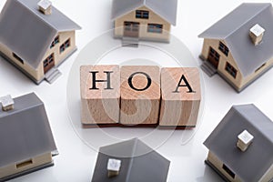 House Models Around HOA Cubic Blocks photo