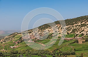 The house on the mountain in Morocco