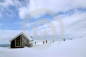 The house in mountains