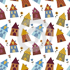 House multicolour pattern