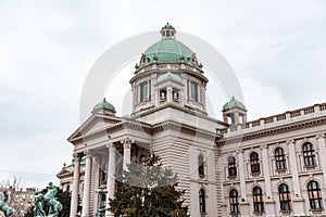 The House of the National Assembly of the Republic of Serbia in Belgrade, Serbia