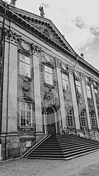 The House of Nobility / Riddarhuset of Stockholm with the statue of Gustaf Eriksson Vasa