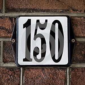 House number 150