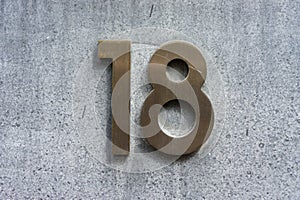 House number 18