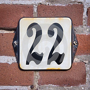 House Number 22