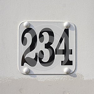 House number 234