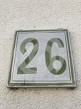 House number 26 in the city of Ars en Re