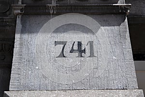 House Number 741 At Amsterdam The Netherlands 2-7-2020