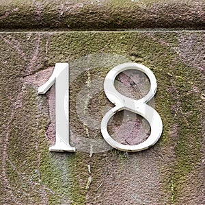 House number eighteen, deteriorated