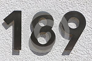 House number 189 in the island of Ile de Re