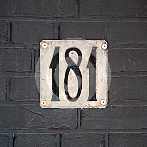 house number 181
