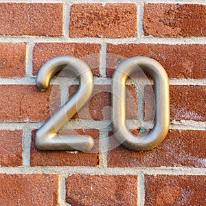 House number twenty 20