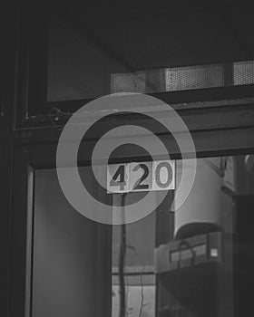 420 house number in Worcester, Massachusetts photo