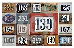 House numbers 100+