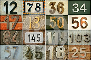 House numbers