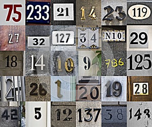 House numbers