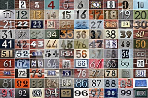 100 house numbers