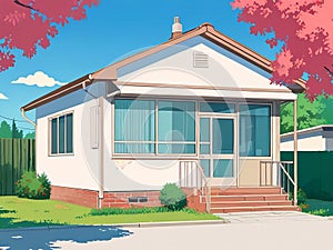 A house that often appears in Japanese cartoons