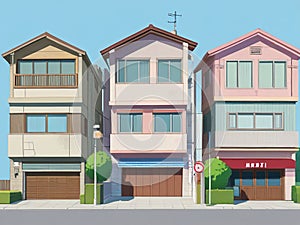 A house that often appears in Japanese cartoons