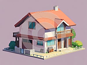 A house that often appears in Japanese cartoons