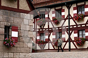 House in the old town of Nuremberg, Germany
