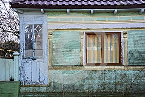 House outdoor decoration in Jurilovca village photo