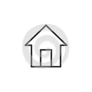 House outline icon